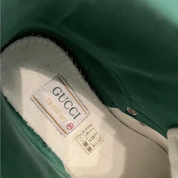 SOLD Gucci TENNIS 1977 HIGH TOP SNEAKER Women’s size 7.5 w/ full set - Picture 5 of 8